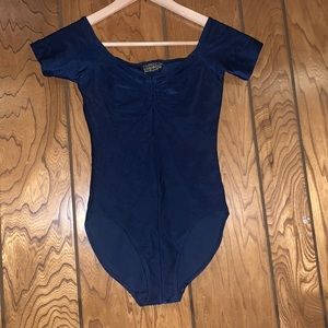 Royal Blue ruched Bodysuit ✨